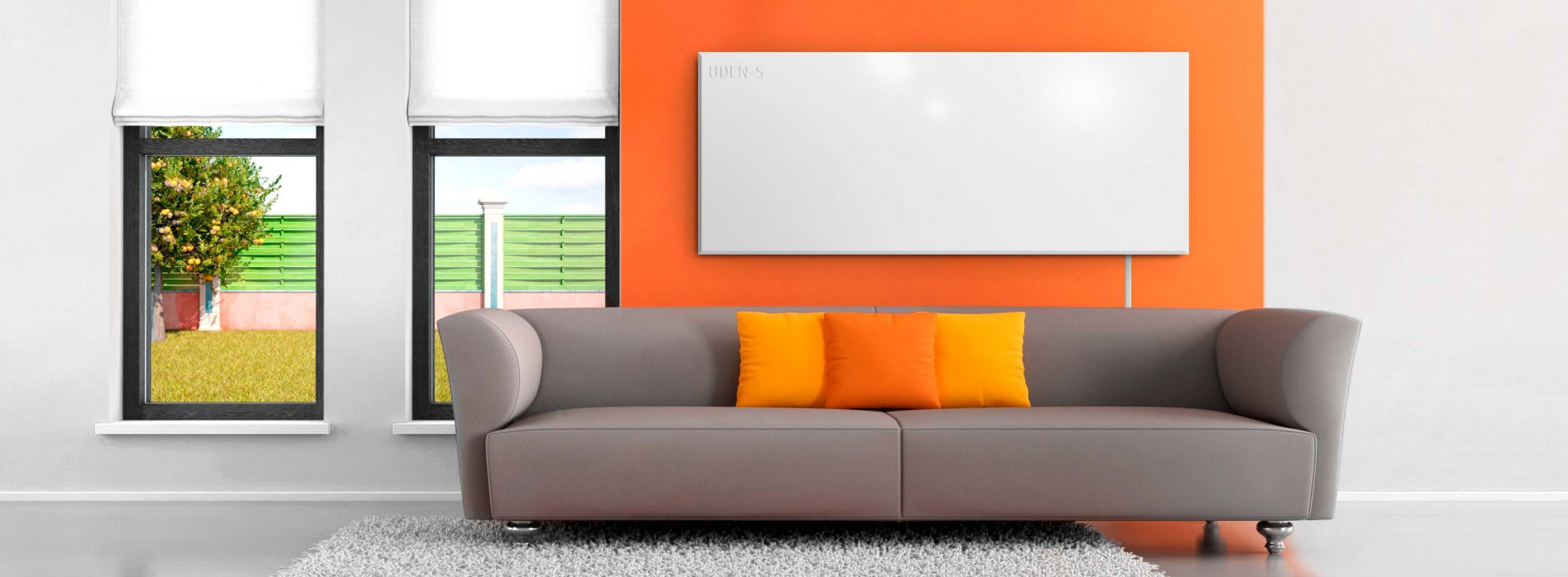 Металлокерамические настенные обогреватели UDEN-S